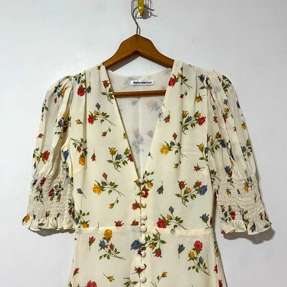 REFORMATION Alison Dress NWT - Picture 5 of 12